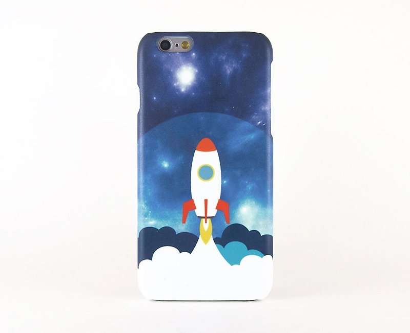 Rocket Launch iPhone 壳手机壳 เคสมือถือจรวด - 手机壳/手机套 - 塑料 蓝色