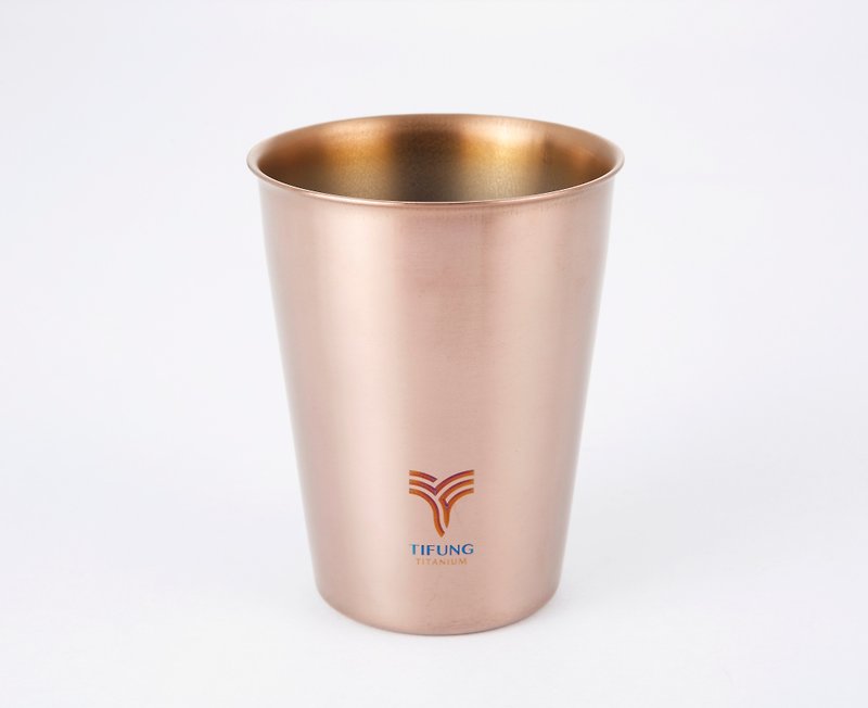330ml双层纯钛杯 保温杯 啤酒杯 咖啡杯 - 杯子 - 其他金属 金色