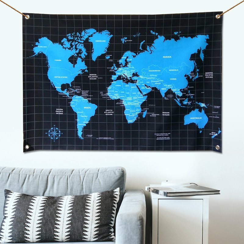 世界地图挂布 定制化 - 海报/装饰画/版画 - 其他材质 多色