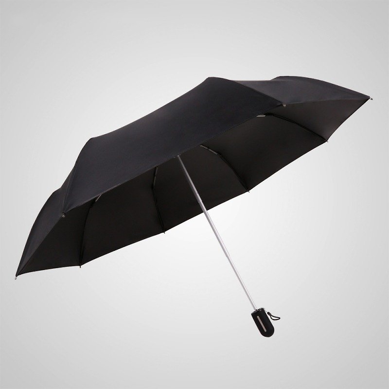 【德国kobold】抗UV粉红女王系列-硅胶蜂巢-按摩手把-遮阳防晒三折伞-神秘黑 - 雨伞/雨衣 - 其他材质 黑色
