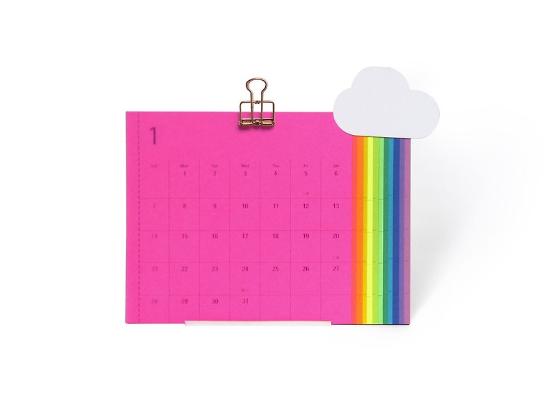 2020 年历 桌历 Harvest Rainbow 收获彩虹 - 年历/台历 - 纸 多色