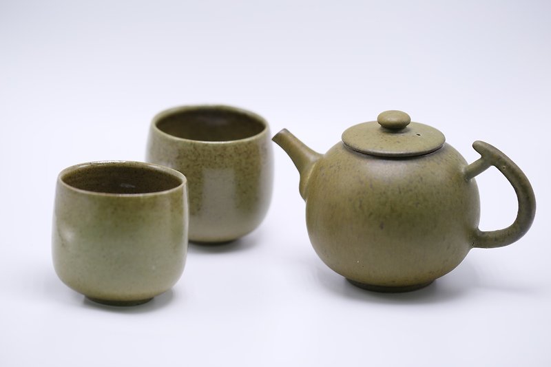 芥香茶具组 - 茶具/茶杯 - 陶 绿色