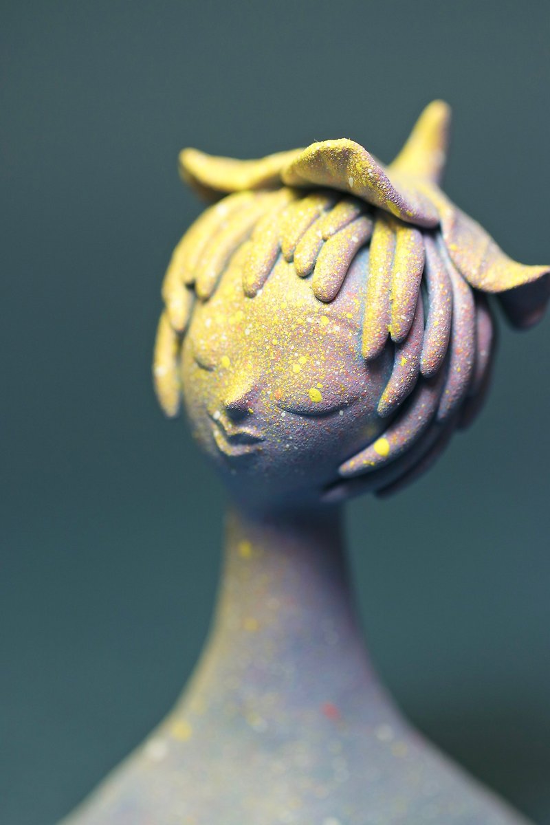 花境之星蕊 系列雕塑艺术摆饰 - 摆饰 - 粘土 蓝色