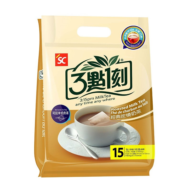 【3点1刻】经典炭烧奶茶 (15入/袋装) - 奶类/豆浆 - 其他材质 咖啡色