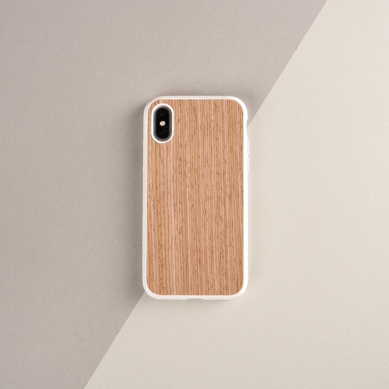 SolidSuit木纹防摔手机壳/胡桃木白色-for iPhone 系列 - 手机壳/手机套 - 塑料 咖啡色