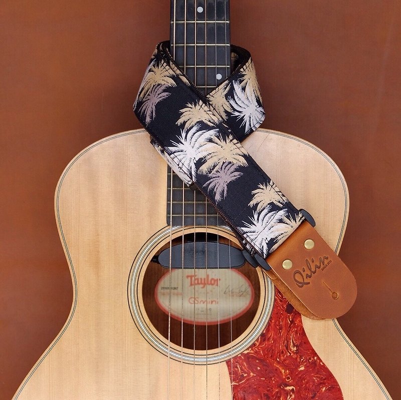 黑色夏威夷吉他带 - 吉他/乐器 - 真皮 黑色
