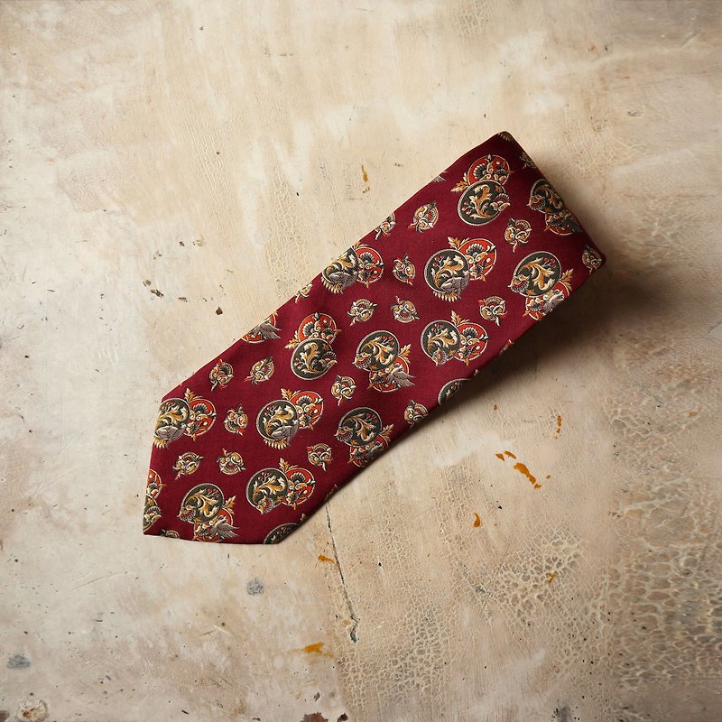 南瓜Vintage。古着 意大利制 Salvatore Ferragamo 高级 领带 - 领带/领带夹 - 其他材质 