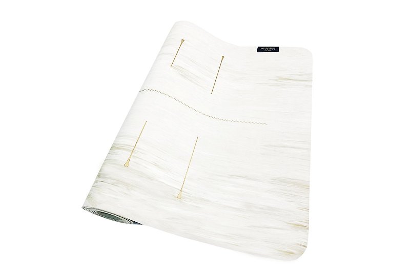 Pro Series 天然橡胶瑜珈垫 5mm 米色 - 瑜珈垫 - 其他材质 白色