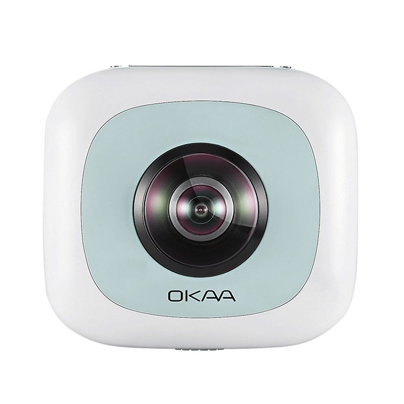 OKAA LIFE VR 360度 全景相机 蓝 - 相机 - 其他金属 蓝色