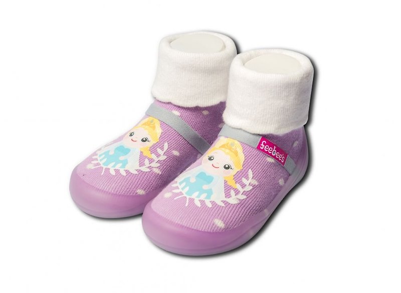 【Feebees】公主系列 葡萄公主 (学步鞋 袜鞋 童鞋 台湾制造) - 童装鞋 - 其他材质 紫色