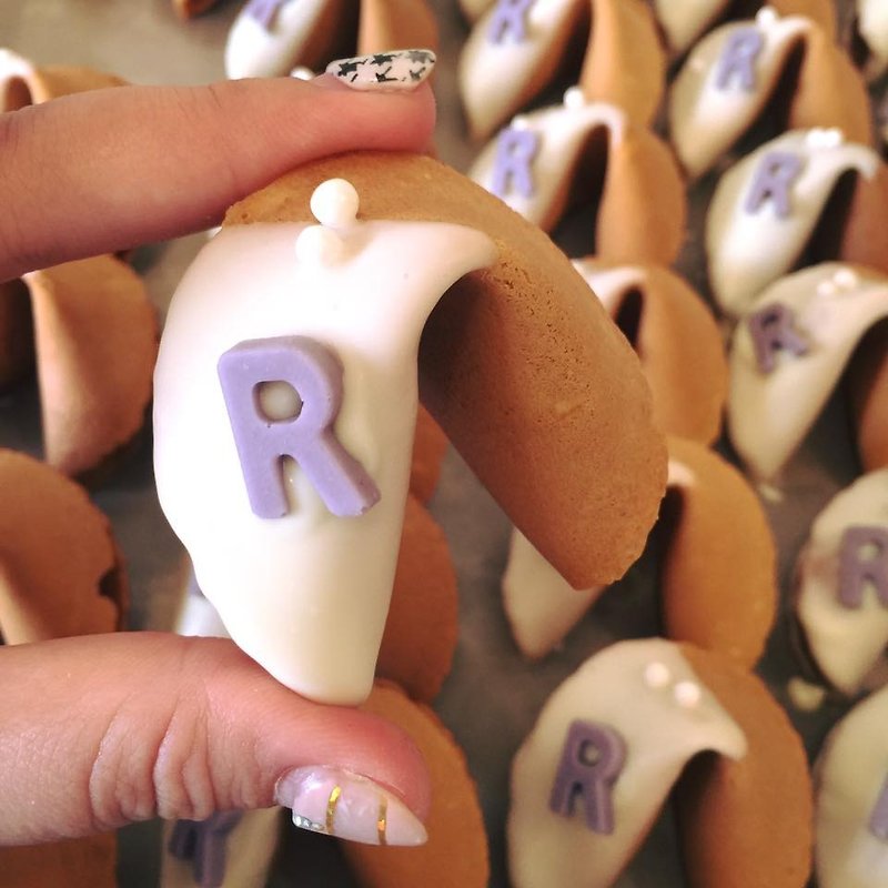 字母甜心300个 - 手工饼干 - 新鲜食材 紫色