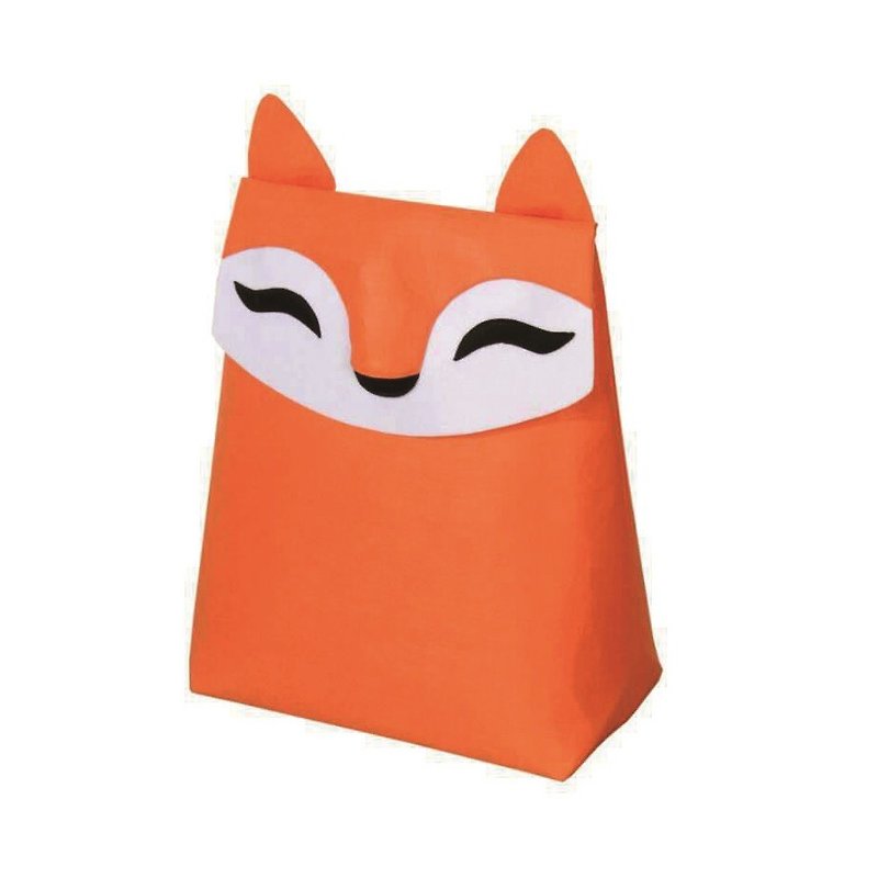 KOMPIS北欧风动物造型收纳袋-狐狸 玩具 衣物 尿布 杂物 收纳 - 收纳用品 - 聚酯纤维 橘色