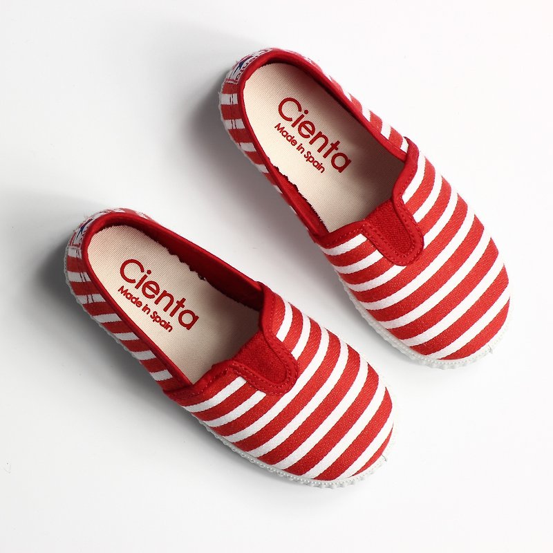 西班牙国民帆布鞋 CIENTA 54095 02红色 幼童、小童尺寸 - 童装鞋 - 棉．麻 红色