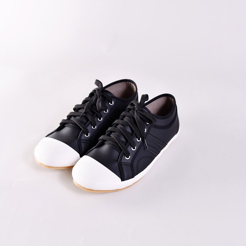 【Off-season sale】lana-p极简黑/休闲鞋 - 女款休闲鞋 - 真皮 黑色