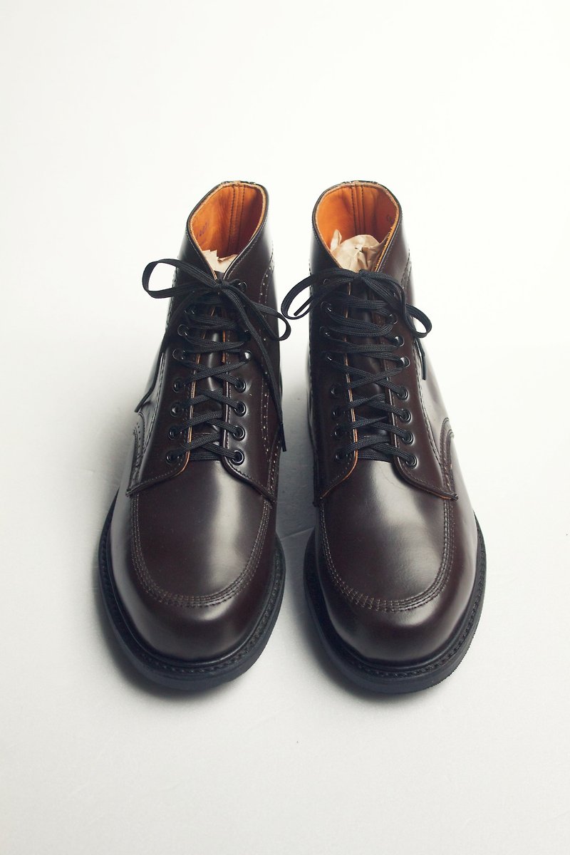70s 美制工作皮靴｜Mason Velvet-eez Work Boots US 6.5EE Eur 39 -Deadstock - 女款休闲鞋 - 真皮 咖啡色