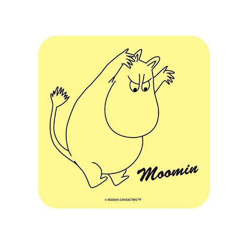 Moomin授权-圭藻土吸水杯垫 5款噜噜米插画设计 - 杯垫 - 其他材质 白色