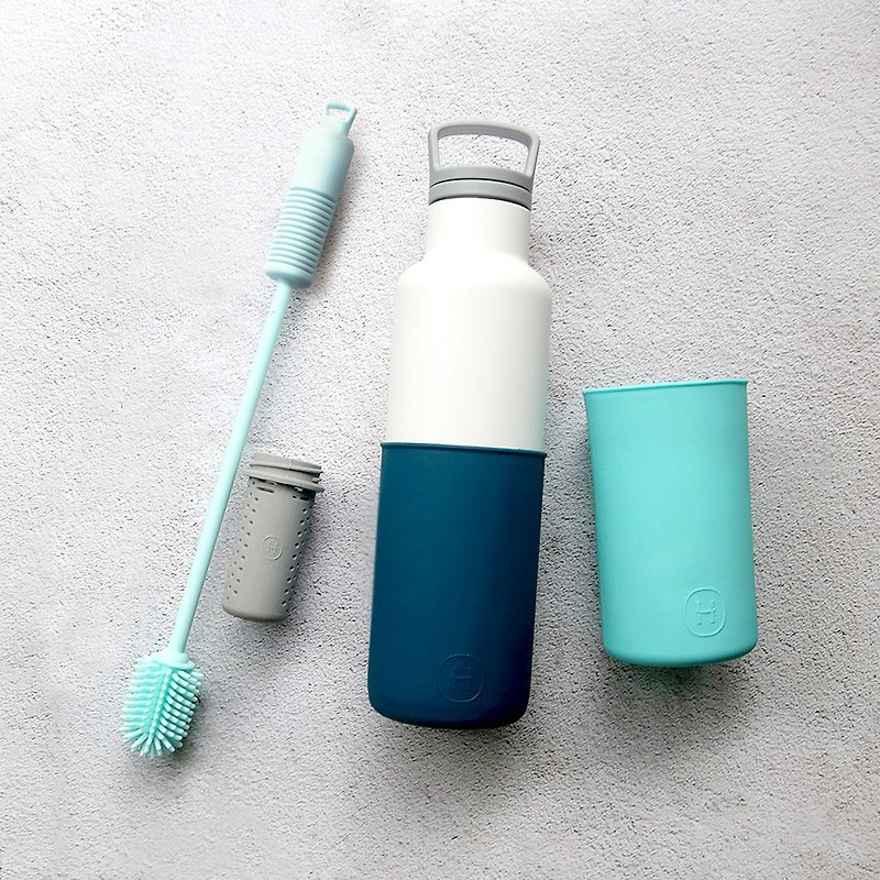 【Pinkoi超值四合一组】白瓶优惠组合 - 水壶/水瓶 - 其他金属 蓝色