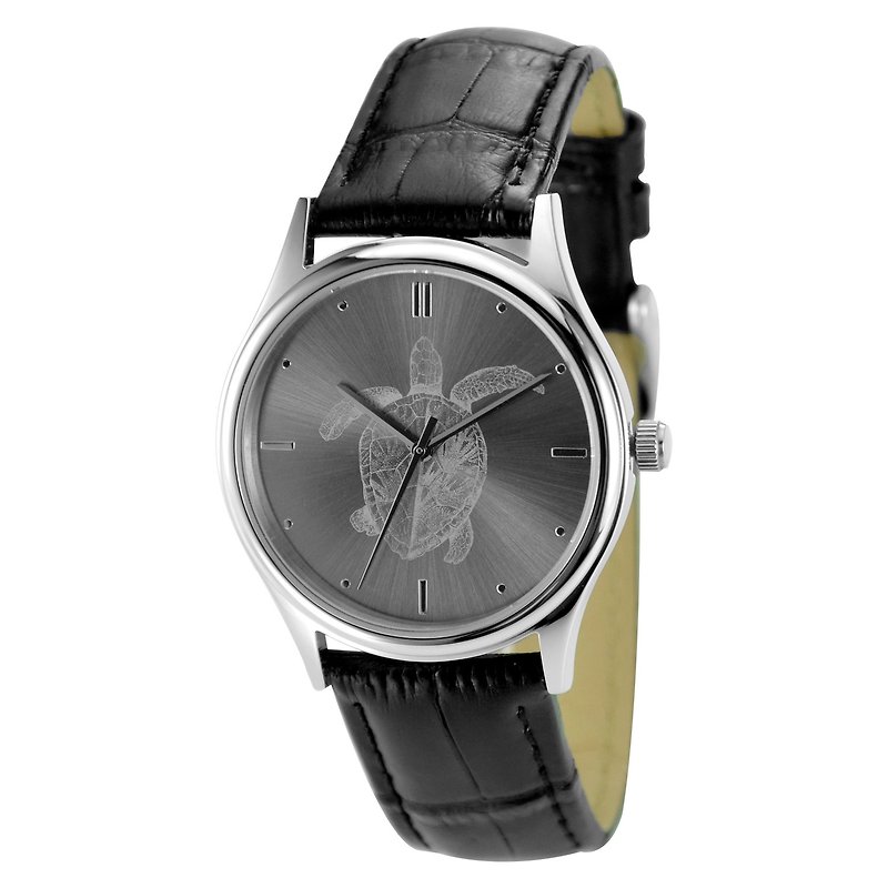 太阳纹表面手表 (海龟) 中性设计 全球包邮 - 男表/中性表 - 不锈钢 灰色
