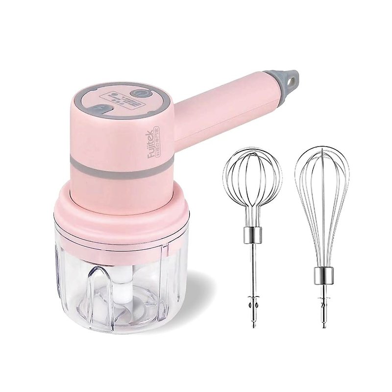 【富士电通】三合一电动调理搅拌器组 - 厨房家电 - 其他材质 粉红色