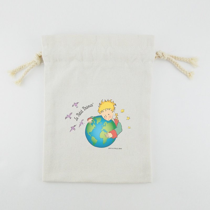 小王子经典版授权 - 束口袋(小)：【第七个星球-地球】 - 其他 - 棉．麻 绿色