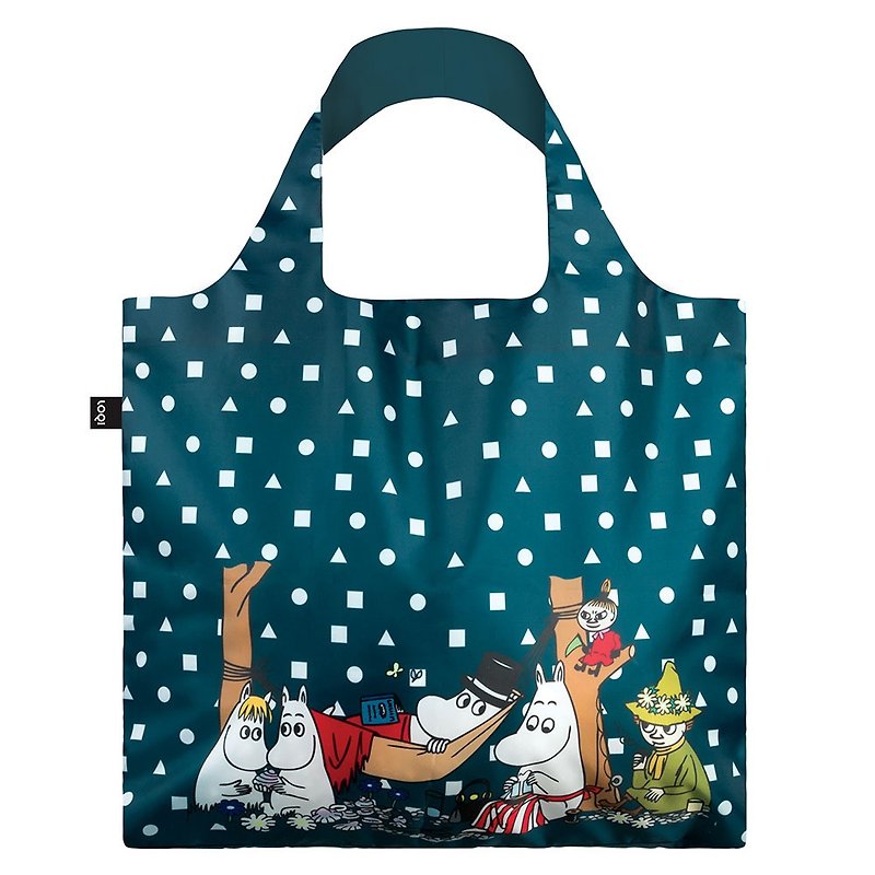 LOQI-Moomin 家族 - 侧背包/斜挎包 - 塑料 绿色