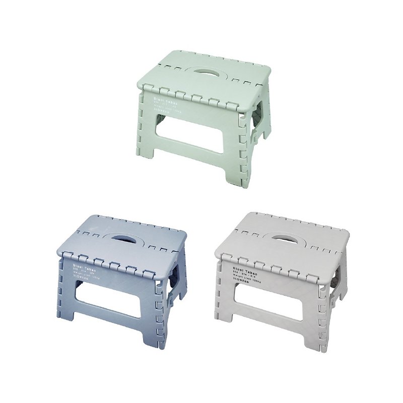 【日本SLOWER】雾粉色系 户外折叠矮凳(三色可选) - 椅子/沙发 - 塑料 多色