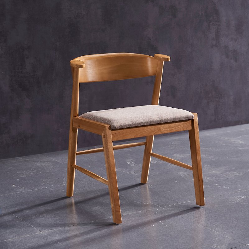 维斯格林 北欧现代实木设计餐椅 - 其他家具 - 木头 咖啡色