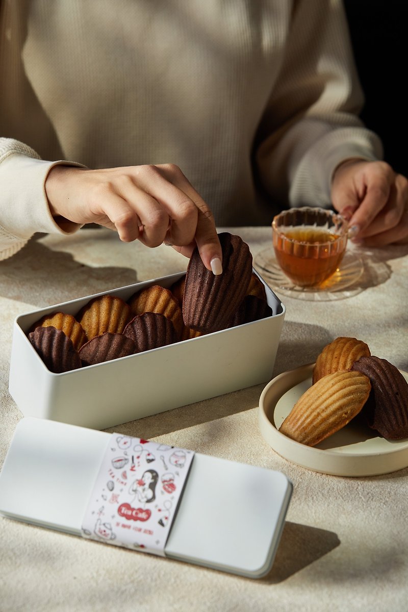 法式玛德莲10入铁盒组 - 蛋糕/甜点 - 新鲜食材 