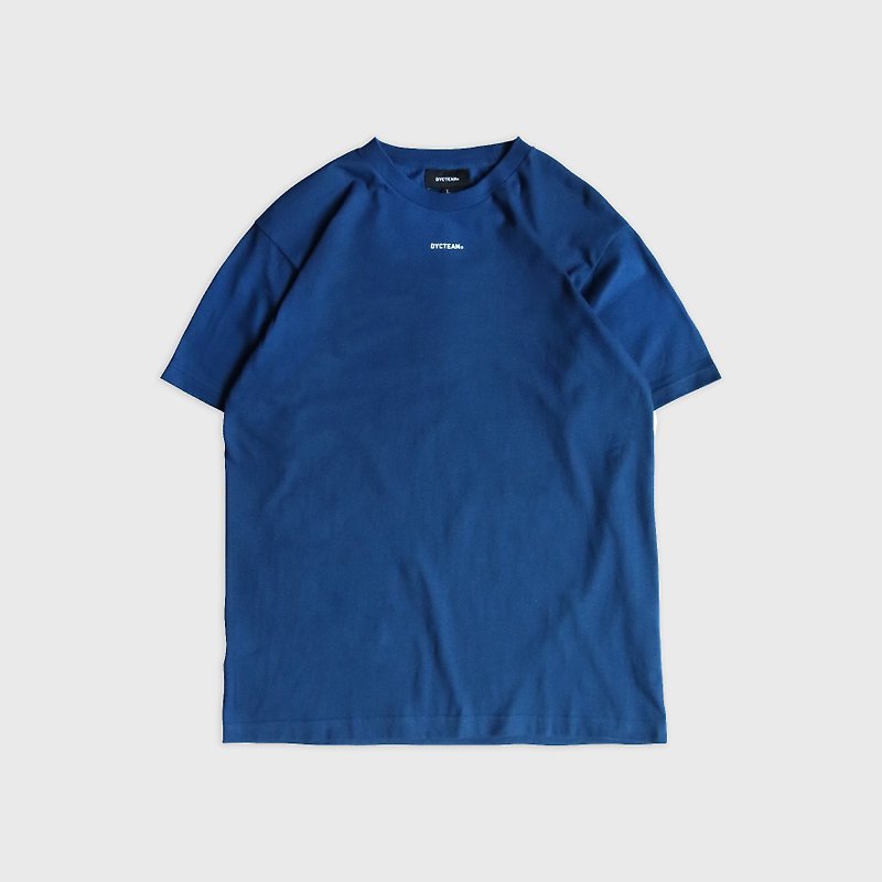 DYCTEAM - logo tee (blue) - 男装上衣/T 恤 - 棉．麻 蓝色