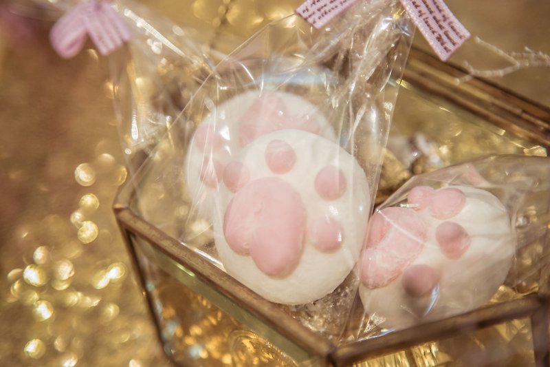 猫掌棉花糖 - 零食/点心 - 新鲜食材 粉红色