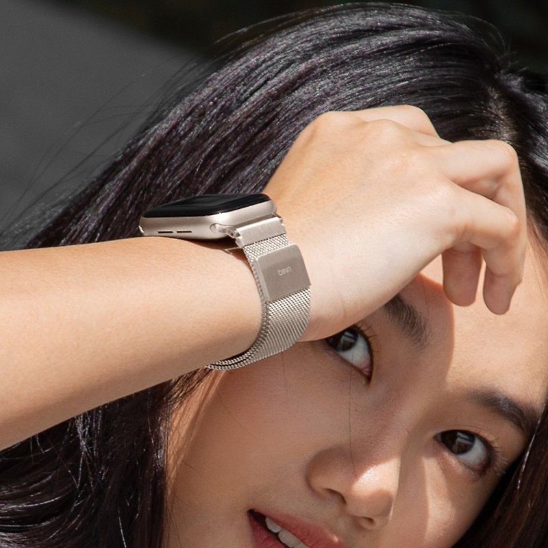 Apple Watch  Dante 不锈钢米兰磁扣表带-星光色 - 表带 - 不锈钢 金色