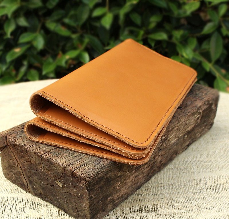 Wallet - My Soft - Tan (Genuine Cow Leather) / Leather Wallet / Long Wallet - 皮夹/钱包 - 真皮 