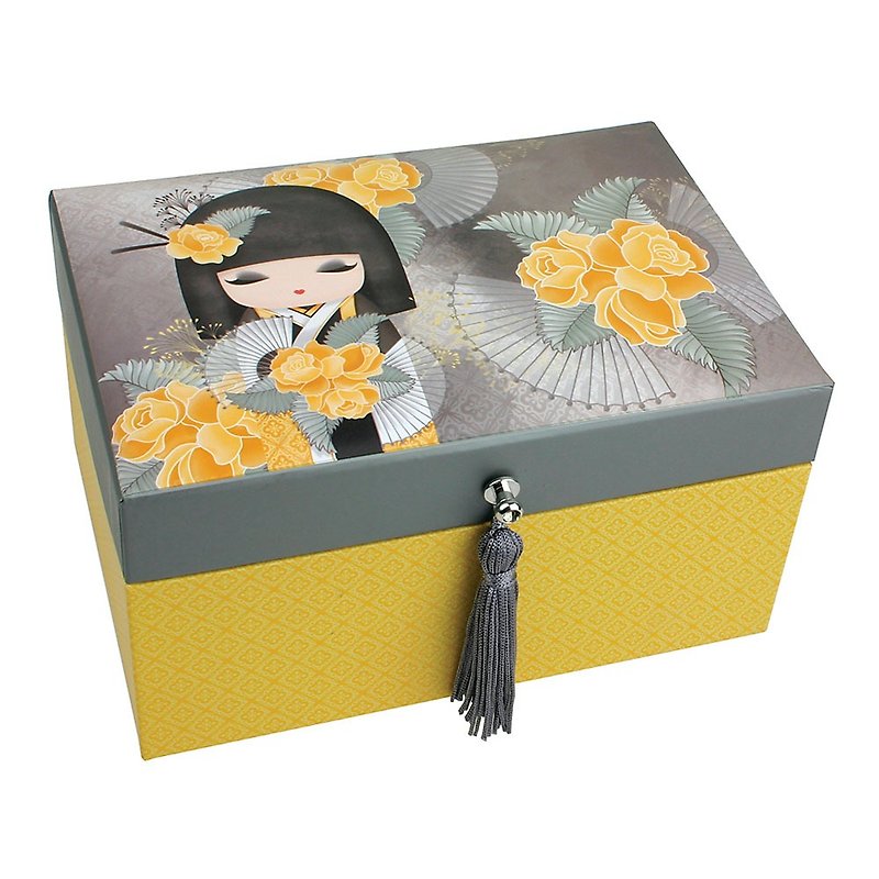 珠宝盒-Naomi 真诚美丽【Kimmidoll 和福娃娃】 - 收纳用品 - 其他材质 黄色