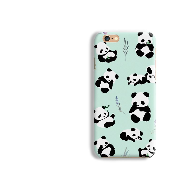 熊猫磨砂手机壳硬壳保护壳iphone XS + Plus Galaxy S9 note 8 9 - 手机壳/手机套 - 塑料 白色