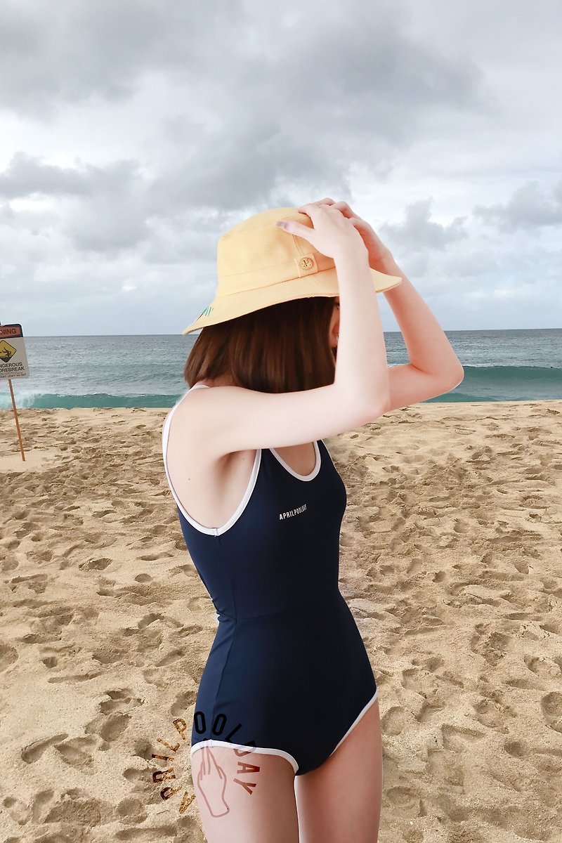 Aprilpoolday Swimwear / RUGBY / Navy / M - 女装泳衣/比基尼 - 其他材质 蓝色