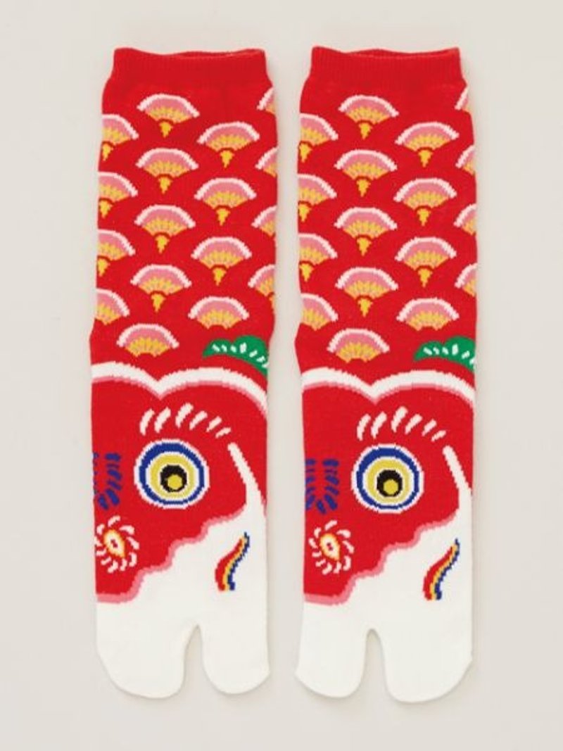 【预购中】✱鲤鱼旗两指袜✱(中等长度) - 袜子 - 棉．麻 多色
