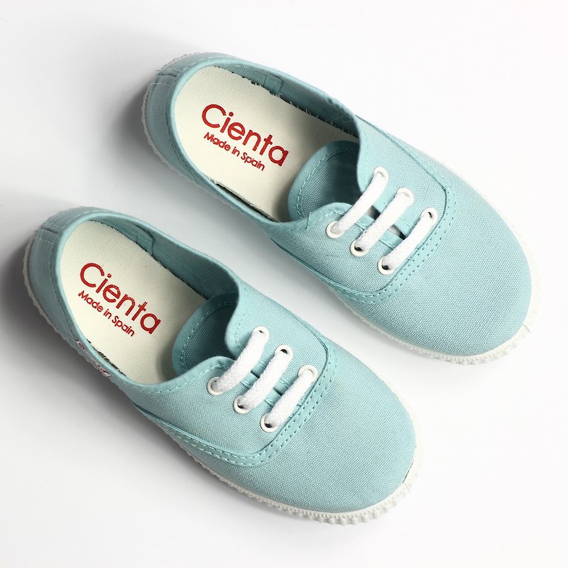西班牙国民帆布鞋 CIENTA 52000 50淡蓝色 幼童、小童尺寸 - 童装鞋 - 棉．麻 蓝色