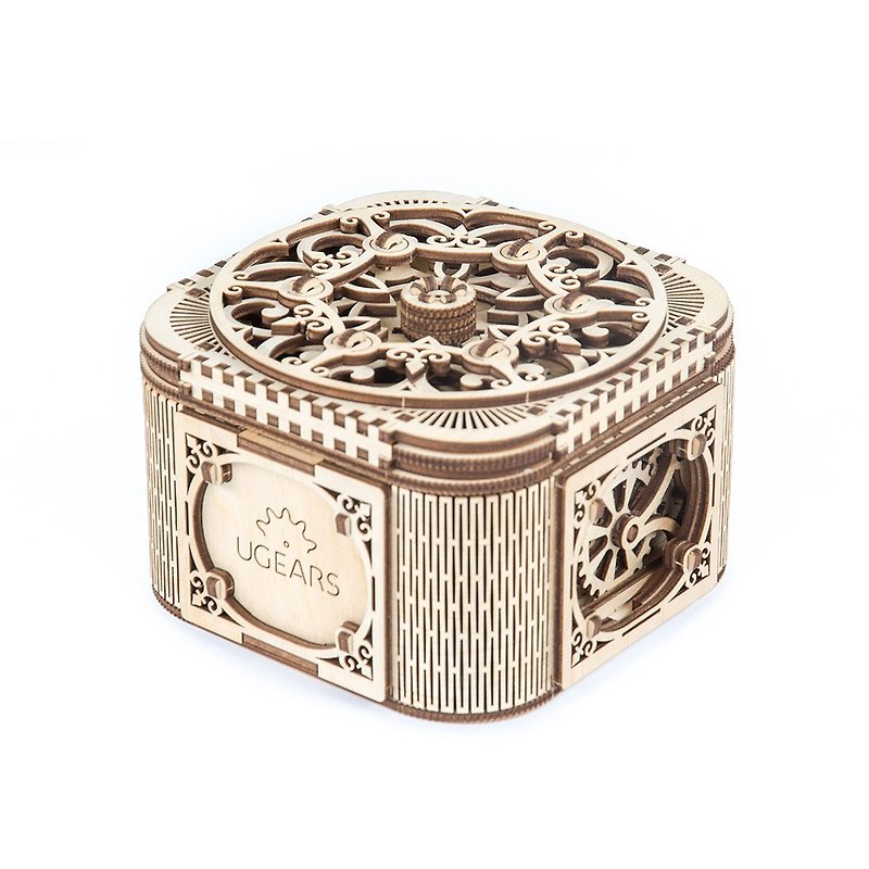 /Ugears/ 乌克兰木制模型 珠宝盒 Treasure box - 拼图 - 木头 