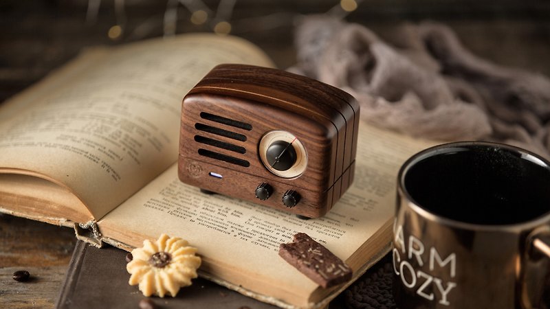 MUZEN OTR Wood 复古音响收音机 - 胡桃木 - 扩音器/喇叭 - 木头 咖啡色