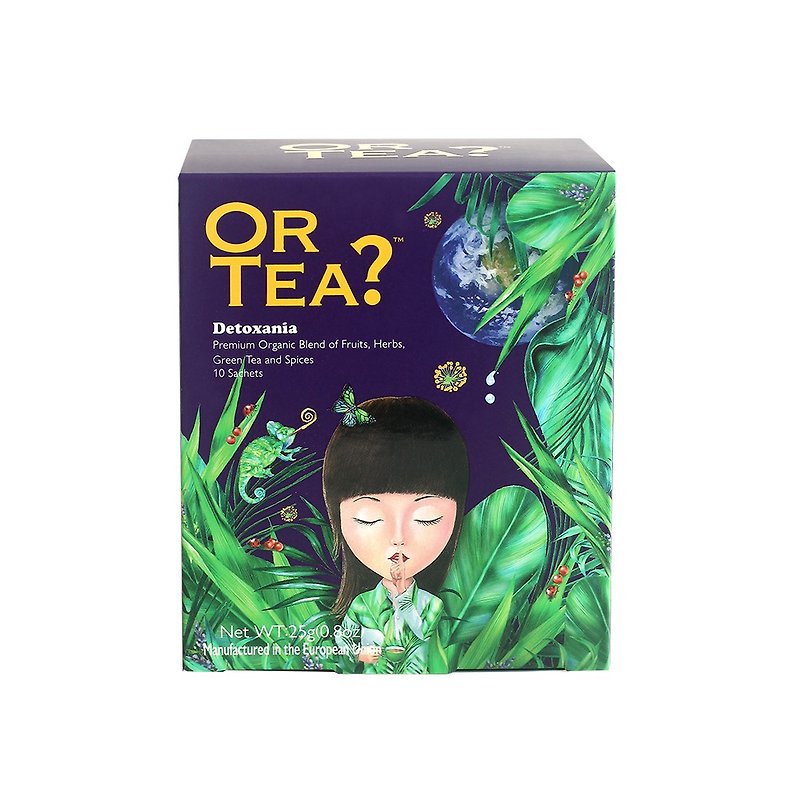 Or Tea? 有机净心乐园 10 茶包装 效期: 2/28/2023 - 茶 - 新鲜食材 蓝色