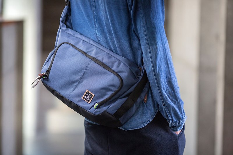 NESO 可以DIY的包包 【邮差包-西北蓝】 - 侧背包/斜挎包 - 聚酯纤维 