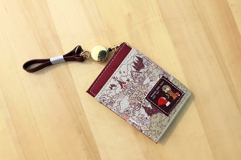 日本票卡夹 童话系列 小红帽(横开) - 证件套/卡套 - 棉．麻 