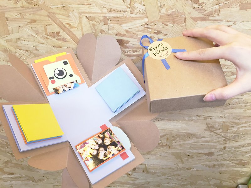 爆炸盒连4个机关材料包 - 木工/竹艺/纸艺 - 纸 多色
