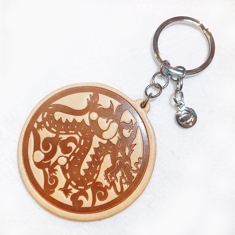 【La Fede】真皮生肖钥匙圈(龙/蛇/马/羊) - 钥匙链/钥匙包 - 真皮 咖啡色