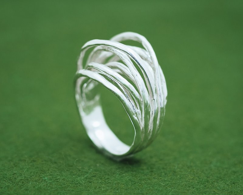 小枝 リング シルバー - コンテンポラリージュエリー - 戒指 - 其他金属 银色