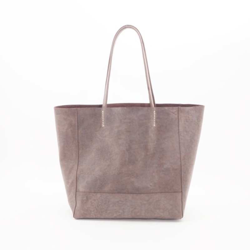 cowleather machi L tote（Tモロー）/牛革/伊タンニン/T029 - 手提包/手提袋 - 真皮 