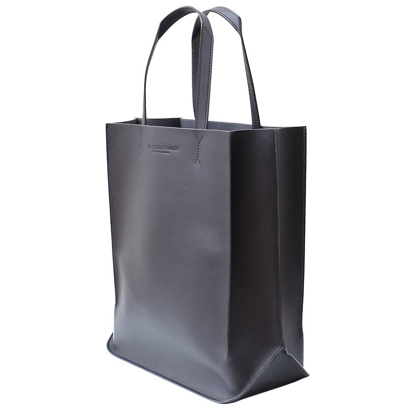 Grand canal tote bag /Black - 手提包/手提袋 - 真皮 黑色
