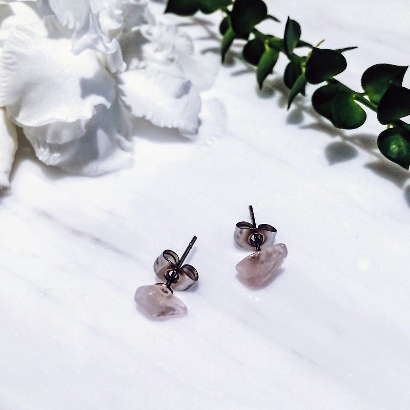 Jelly fish earrings | 粉红泡泡-耳环 - 耳环/耳夹 - 宝石 粉红色