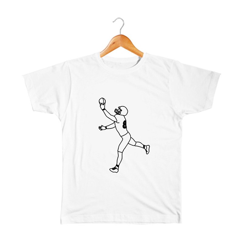 アメフト #12 キッズTシャツ - 童装上衣 - 棉．麻 白色