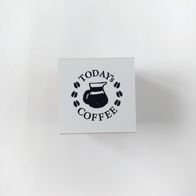 珈琲スタンプ : TODAY's COFFEE / 珈琲サーバー - 印章/印台 - 橡胶 